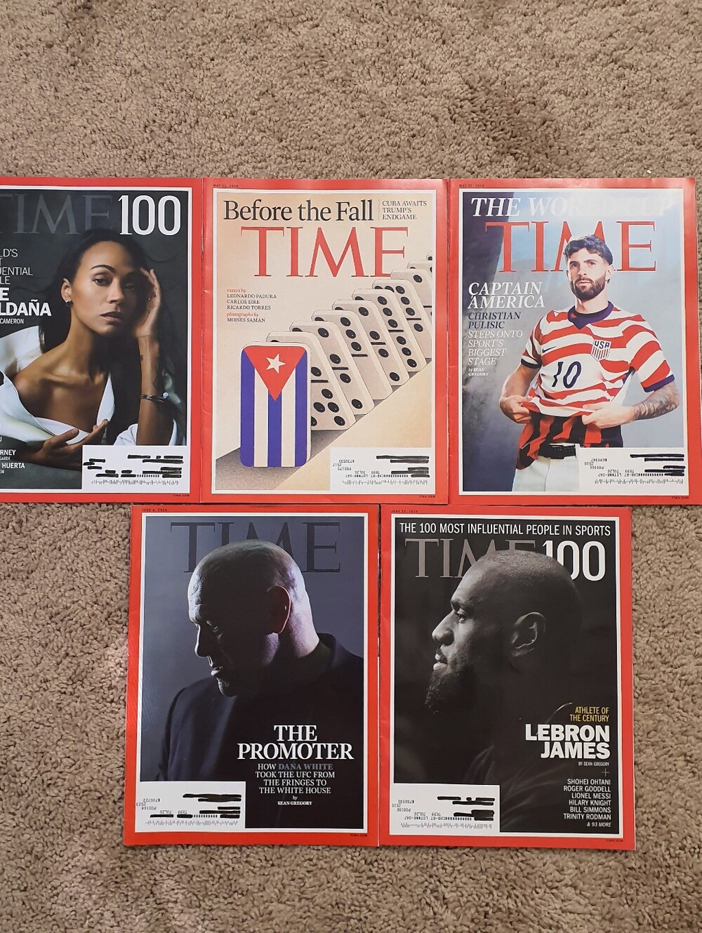 Time Magazine Lot of 5 Apr to Jun 2026 Issues For Magazine Collectors